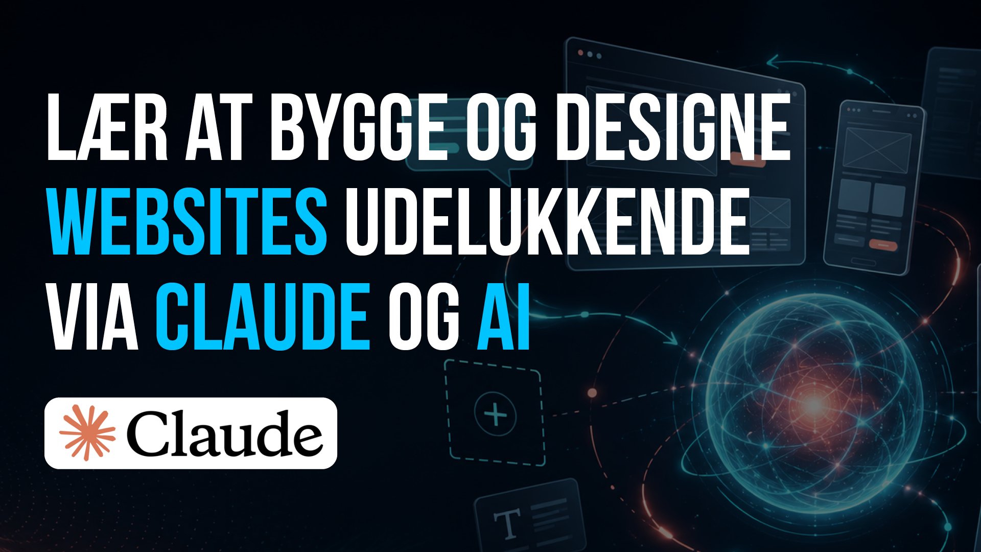 Lær at bygge og designe websites udelukkende via Claude og AI